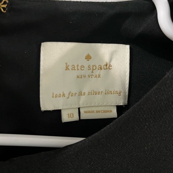 Kate Spade Sicily Black Dress Size 10 - Picture 3 of 8